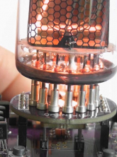 Nixie Tube Lit Up